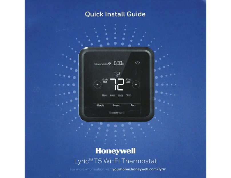 Honeywell Lyric T5 Wi-Fi User manual