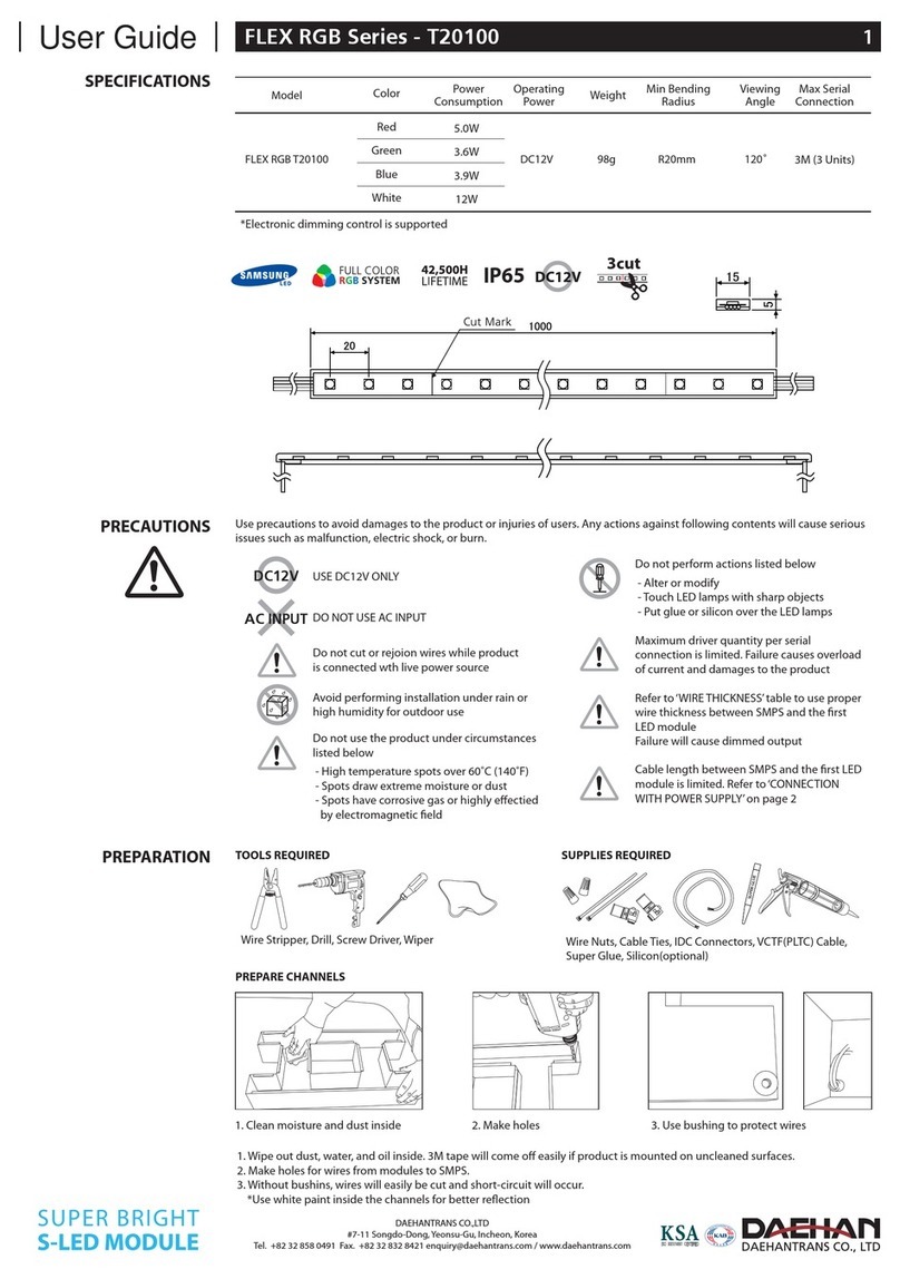 DAEHAN FLEX RGB Series user guide