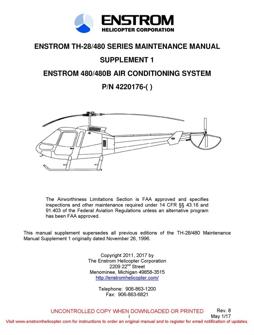 ENSTROM TH-480 Series Owner's manual