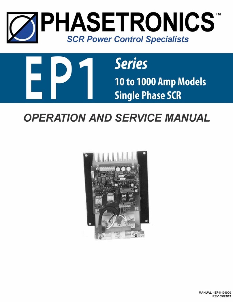 Phasetronics EP1-xx10 Series Operation manual