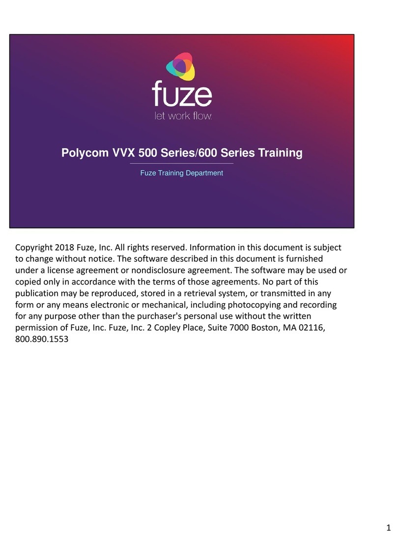 Polycom Integra VVX 500 Installation guide