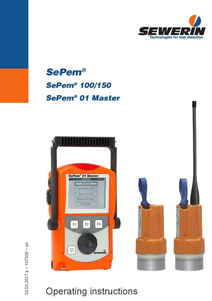 sewerin SePem 100 operating instructions
