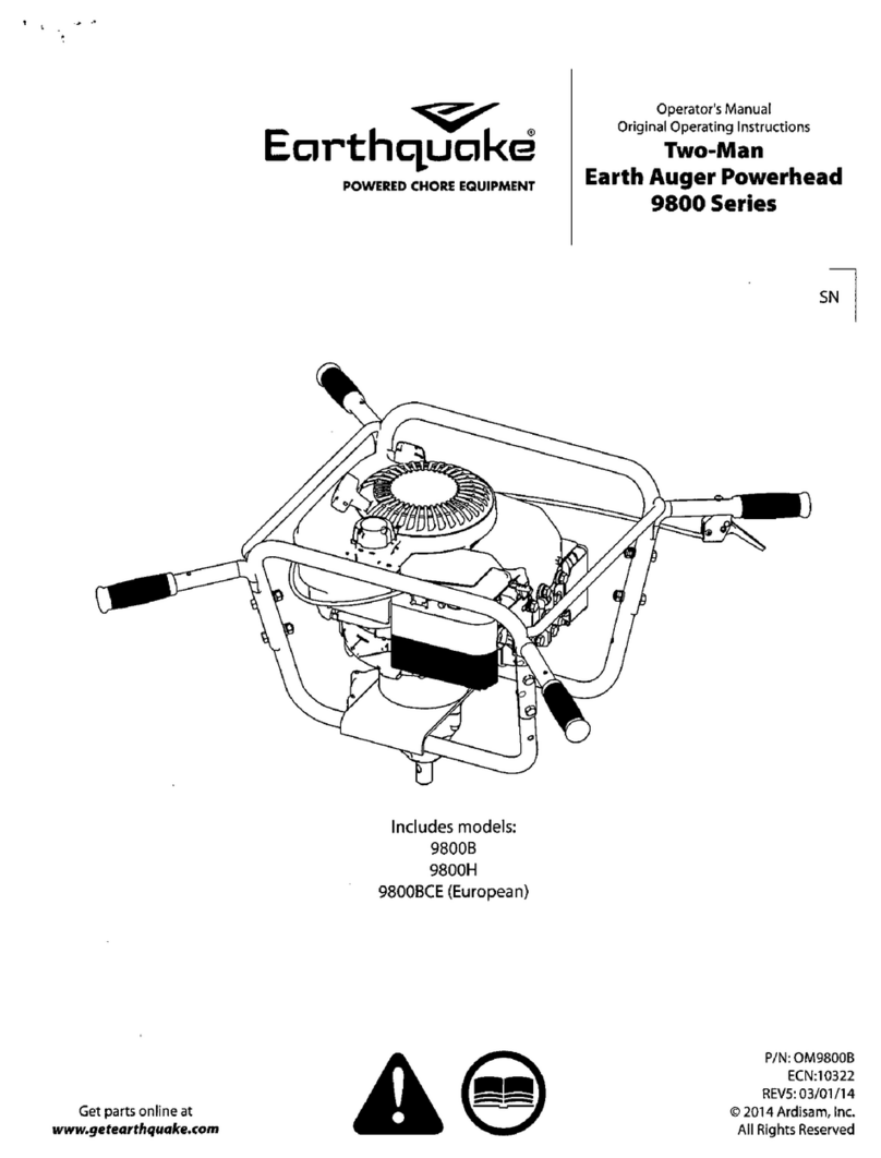 EarthQuake 9800 Series Operator's manual