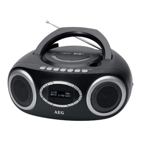 AEG SR 4370 User manual