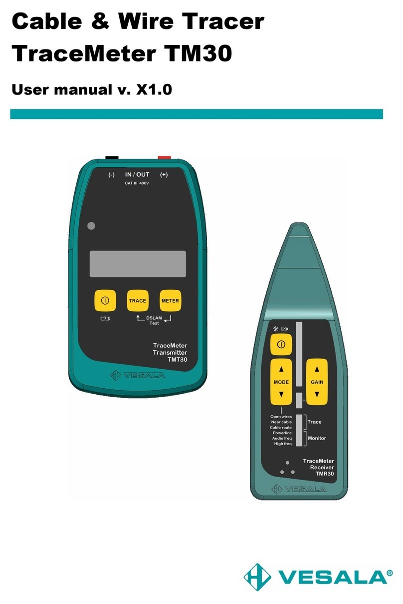 VESALA TraceMeter TM30 user manual