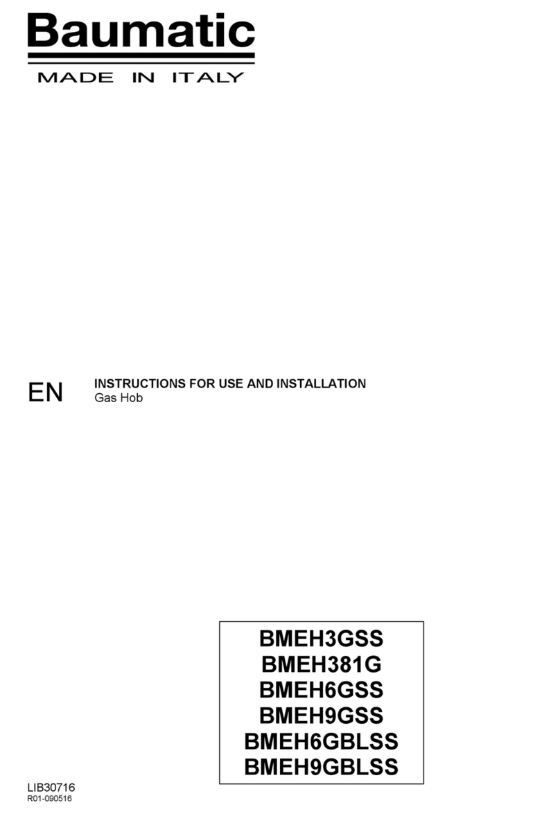 Baumatic BMEH3GSS Operation manual