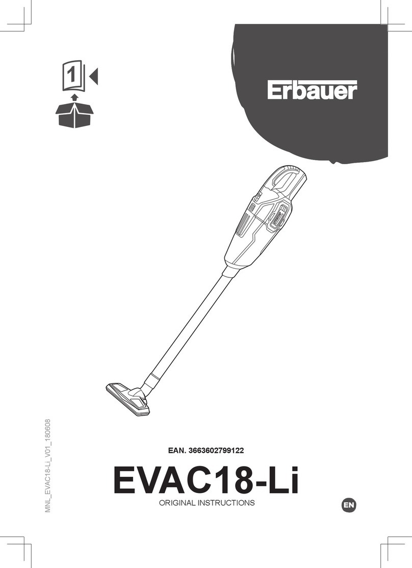 Erbauer EVAC18-Li instruction manual
