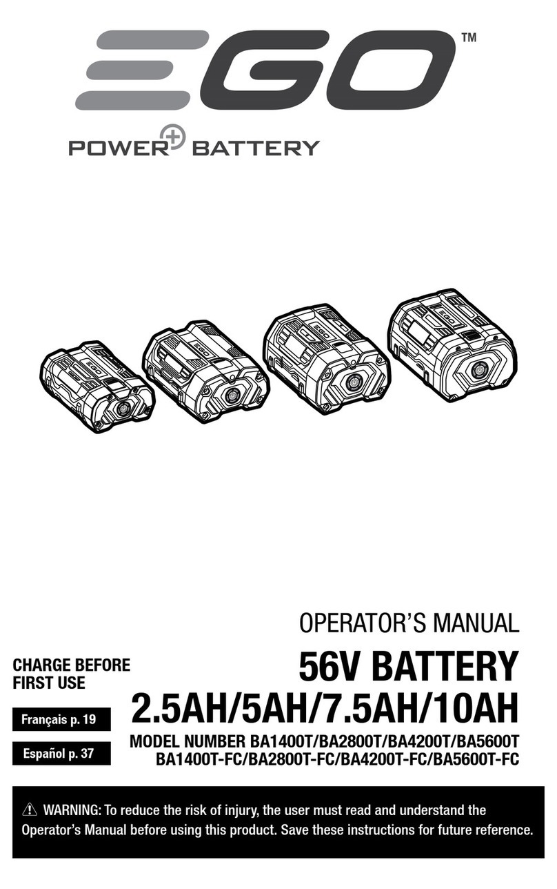 EGO BA4200T User manual