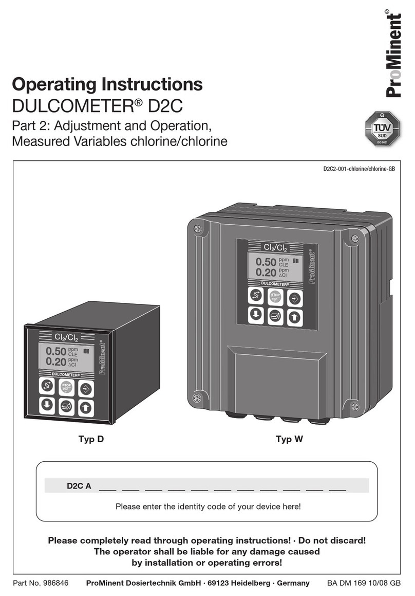ProMinent DULCOMETER D2C User manual