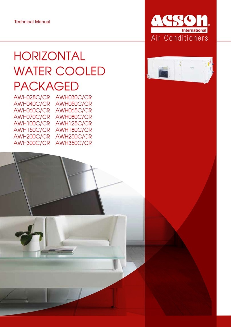 Acson international AWH028C User manual Acson international AWH028C User manual