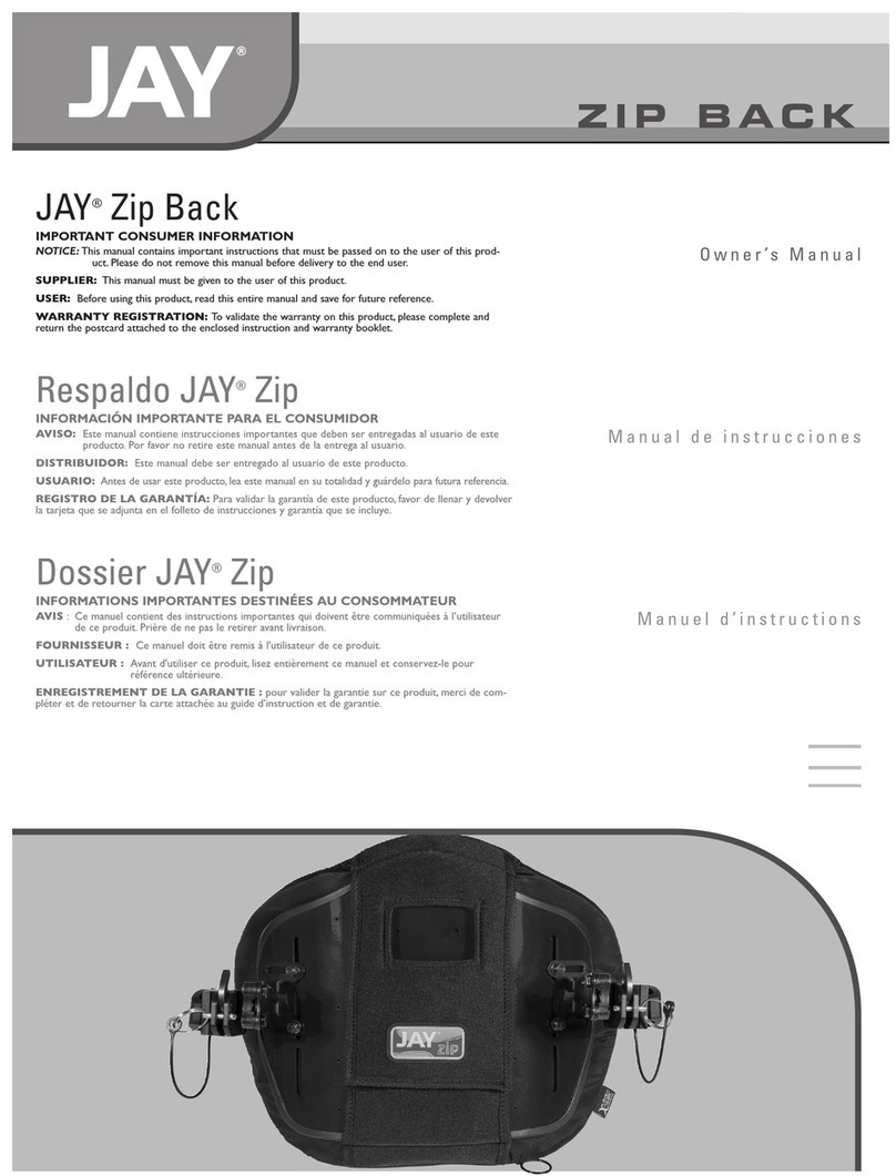 Jay Zip Back owner's manual