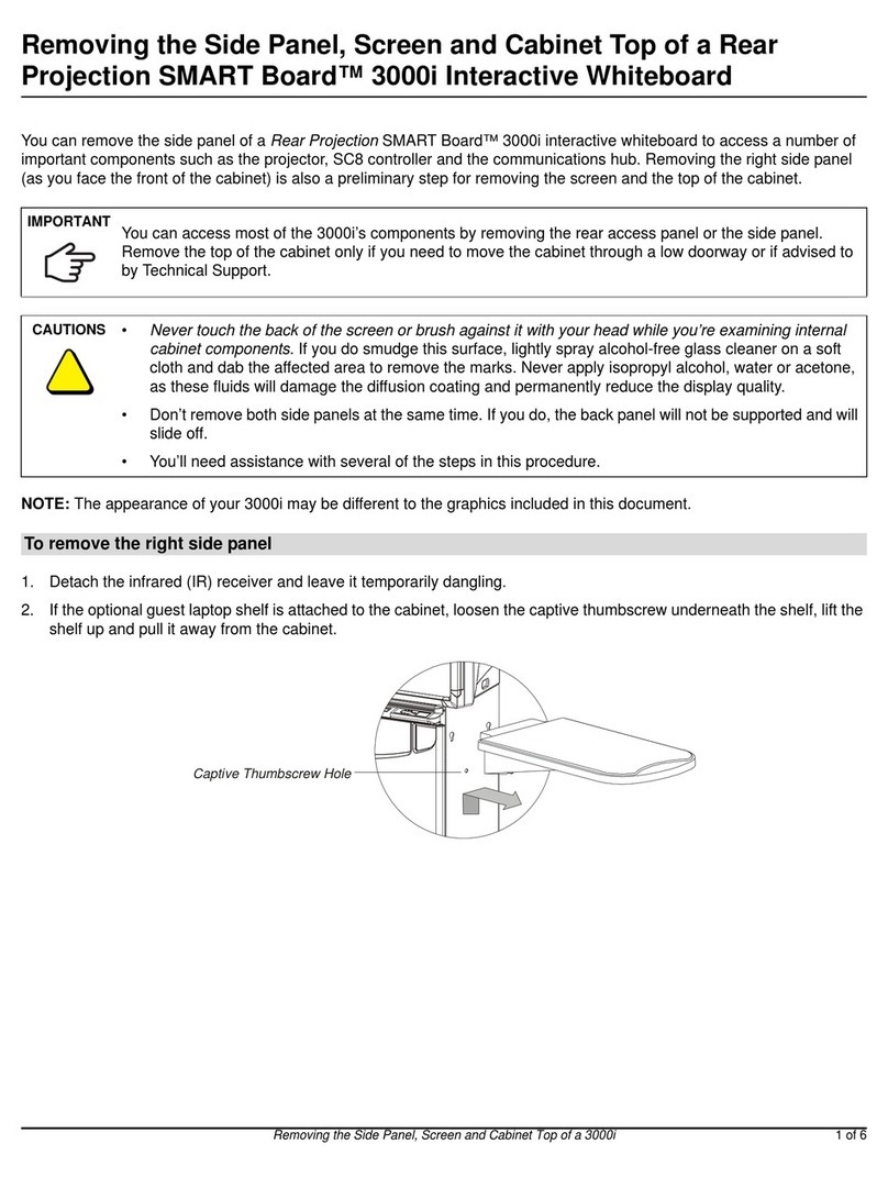 Smart Technologies SMART Board 3000i User manual