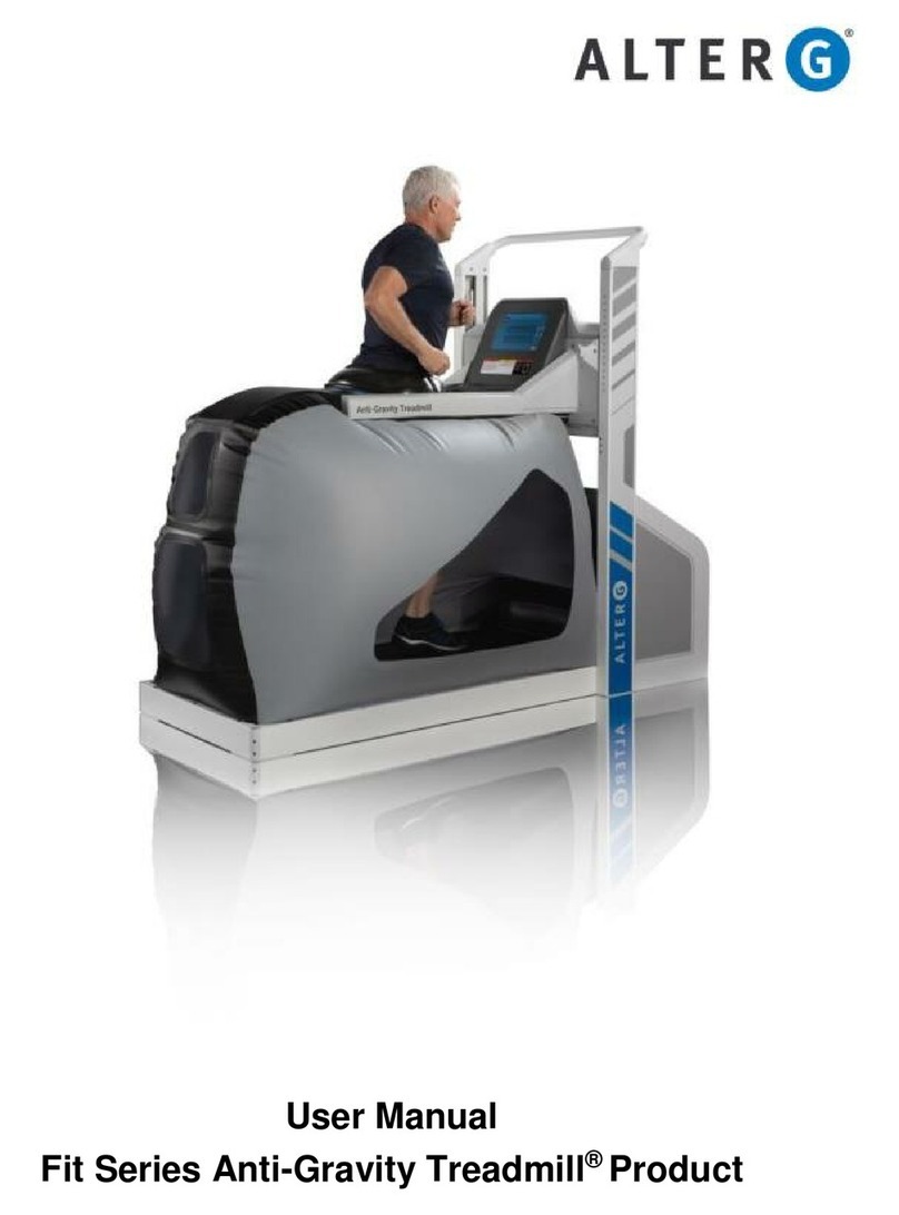 AlterG Anti-Gravity Treadmill Fit Series user manual