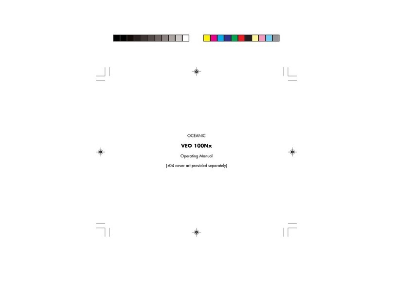 Oceanic Personal Dive Computer Veo 100Nx operating manual