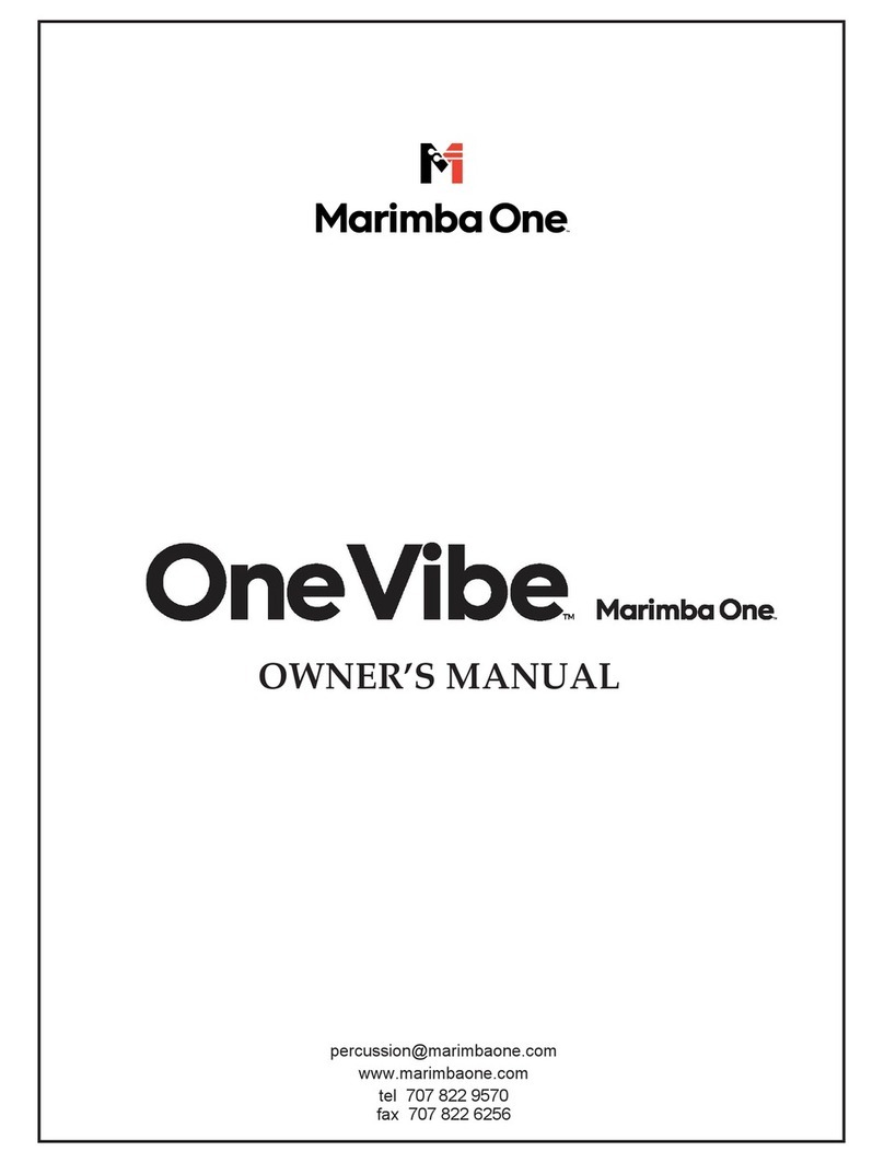 Marimba One One Vibe Assembly instructions & owner's manual