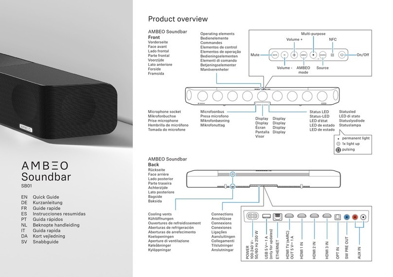 Sennheiser AMBEO quick guide