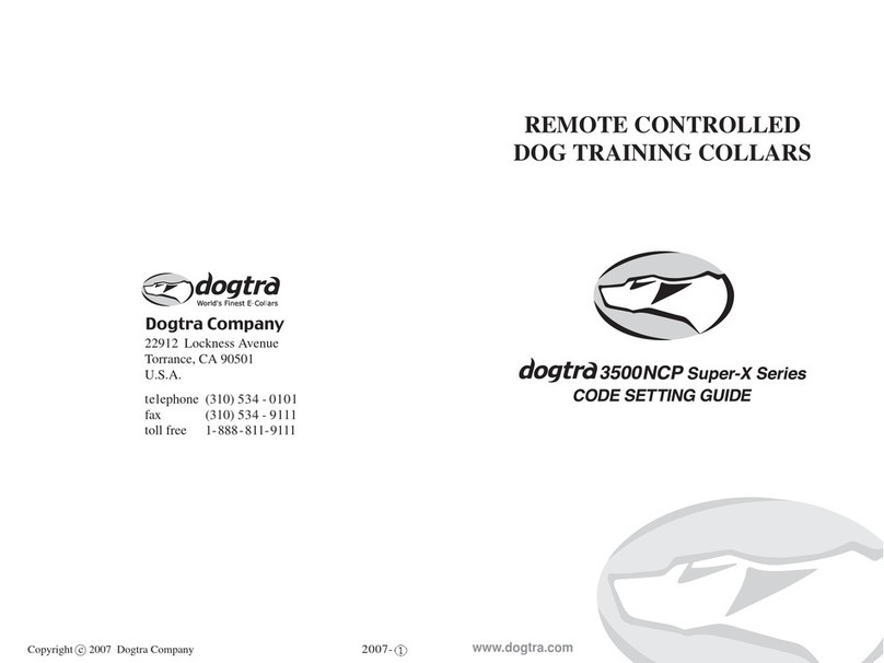 Dogtra 3500NCP Super-X Series Code setting guide