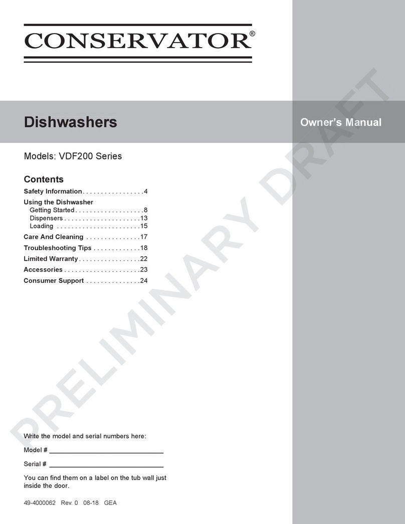 Conservator VDF200 Series owner's manual