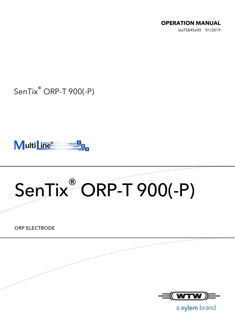 Xylem WTW SenTix ORP-T 900 Operation manual