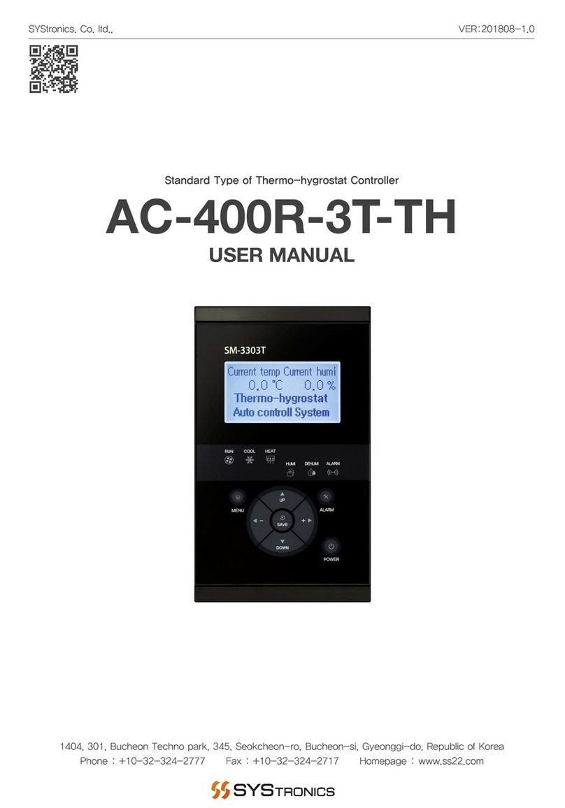 SYStronics AC-400R-3T-TH user manual