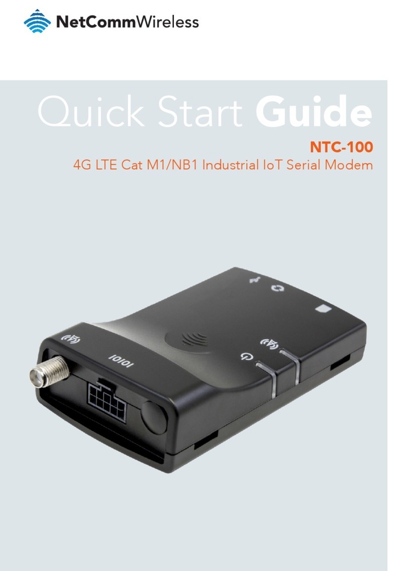 NetComm Wireless NTC-100 quick start guide