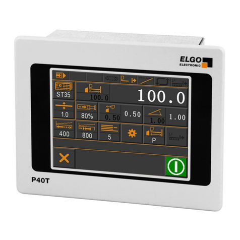 Elgo P40T-002 Series User manual