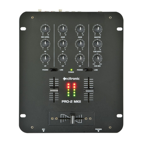 Citronic PRO-2 MKII user manual