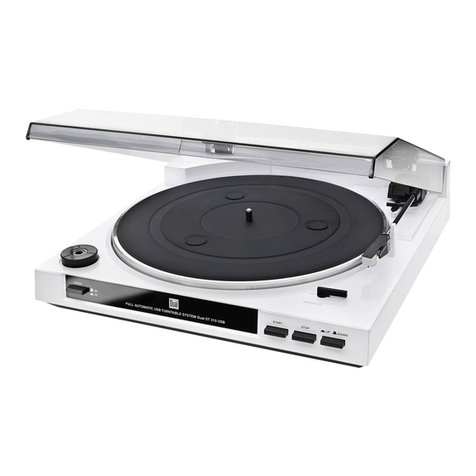 Dual DT 210 USB User manual