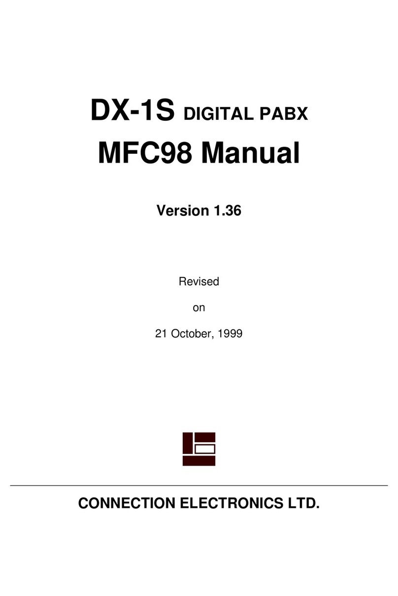 Connection Electronics MFC98 manual