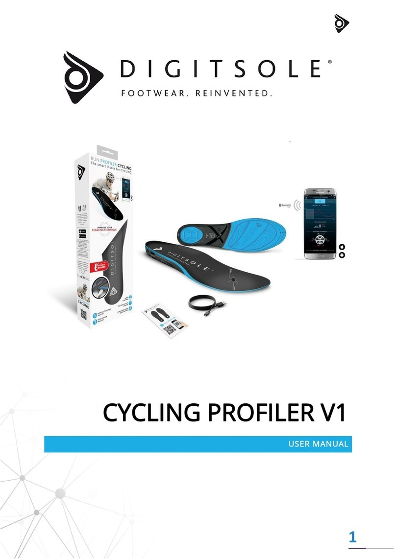 Digitsole Cycling Profiler V1 user manual