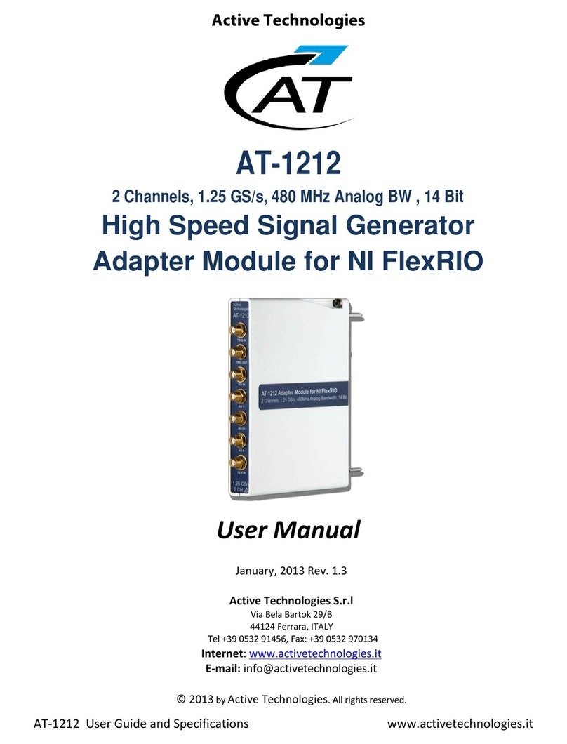 Active Technologies AT-1212 user manual