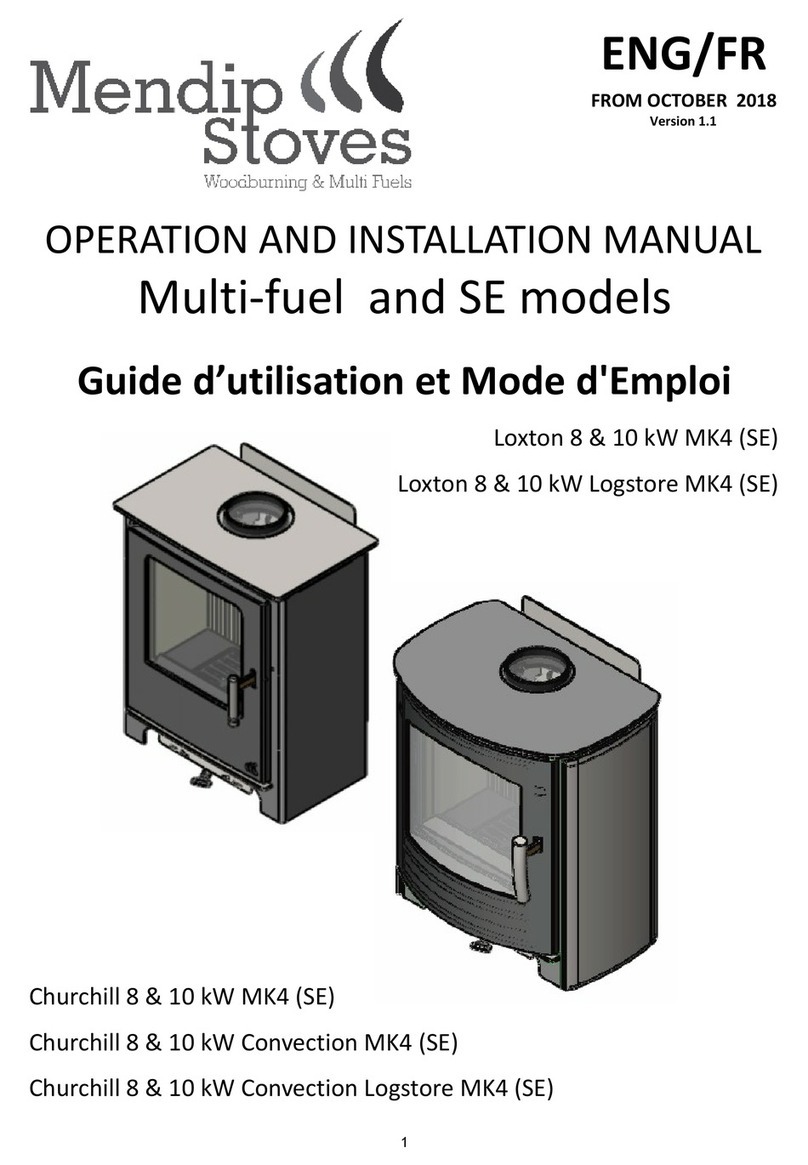 Mendip Churchill 8 MK4 SE Churchill 8 MK4 SE... Operation and installation manual