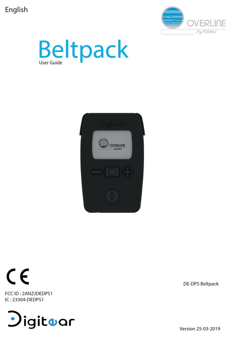 Overline Systems Digitear Beltpack user guide