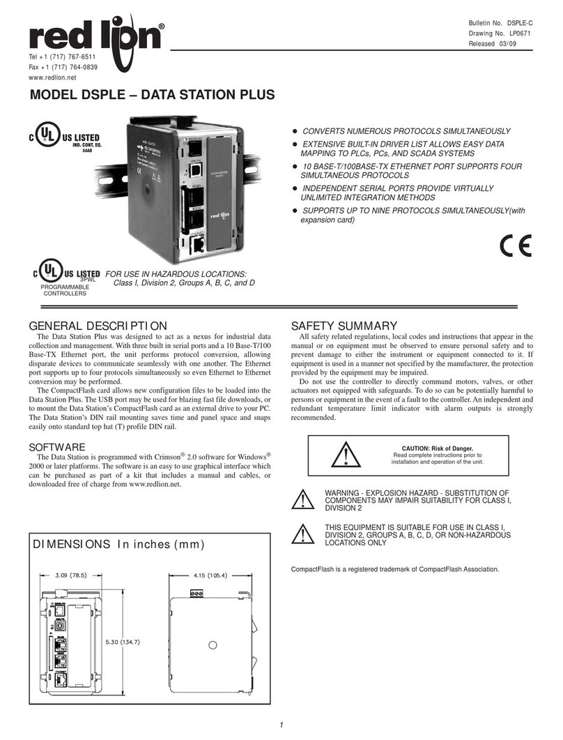 red lion Data Station Plus manual
