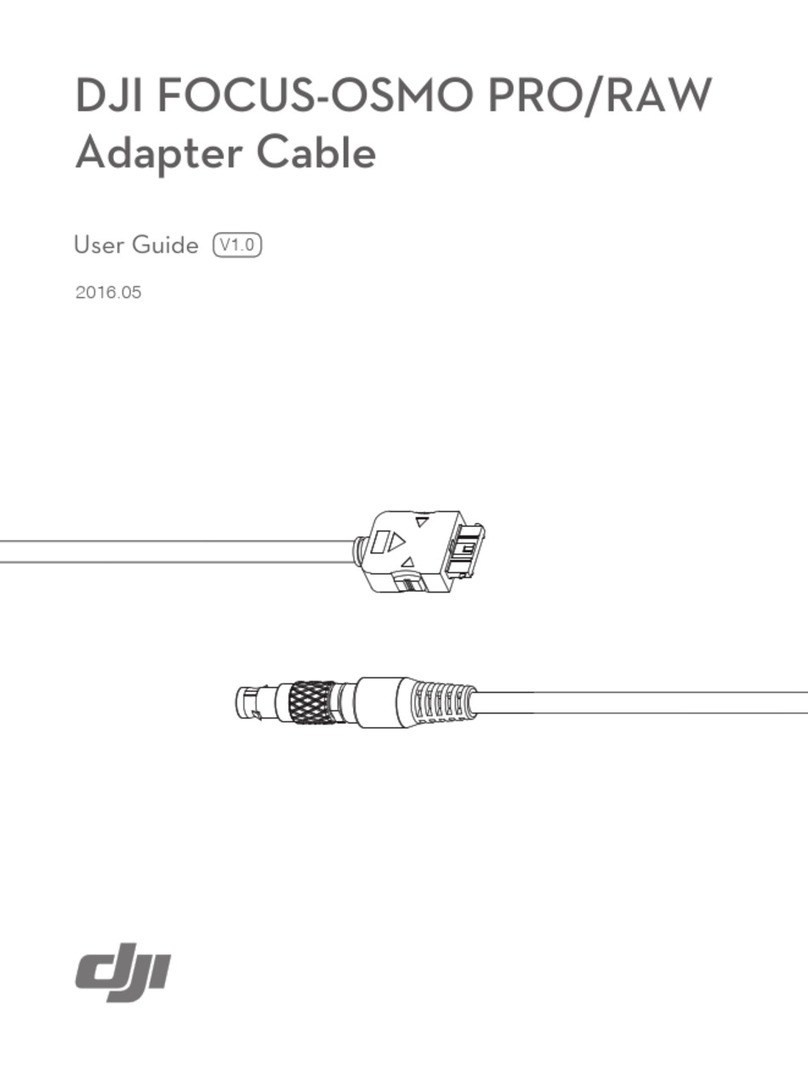 dji Focus-Osmo Pro/RAW Adapter Cable User manual