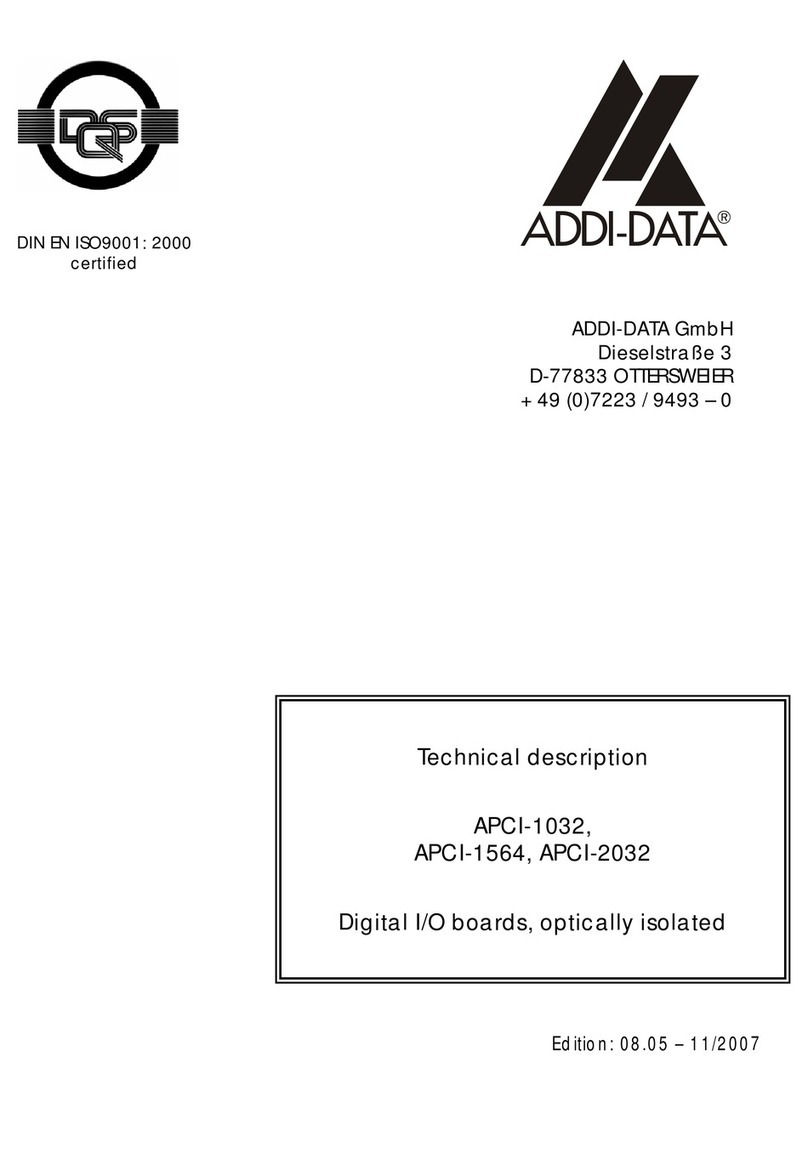 Addi-Data APCI-2032 Technical description