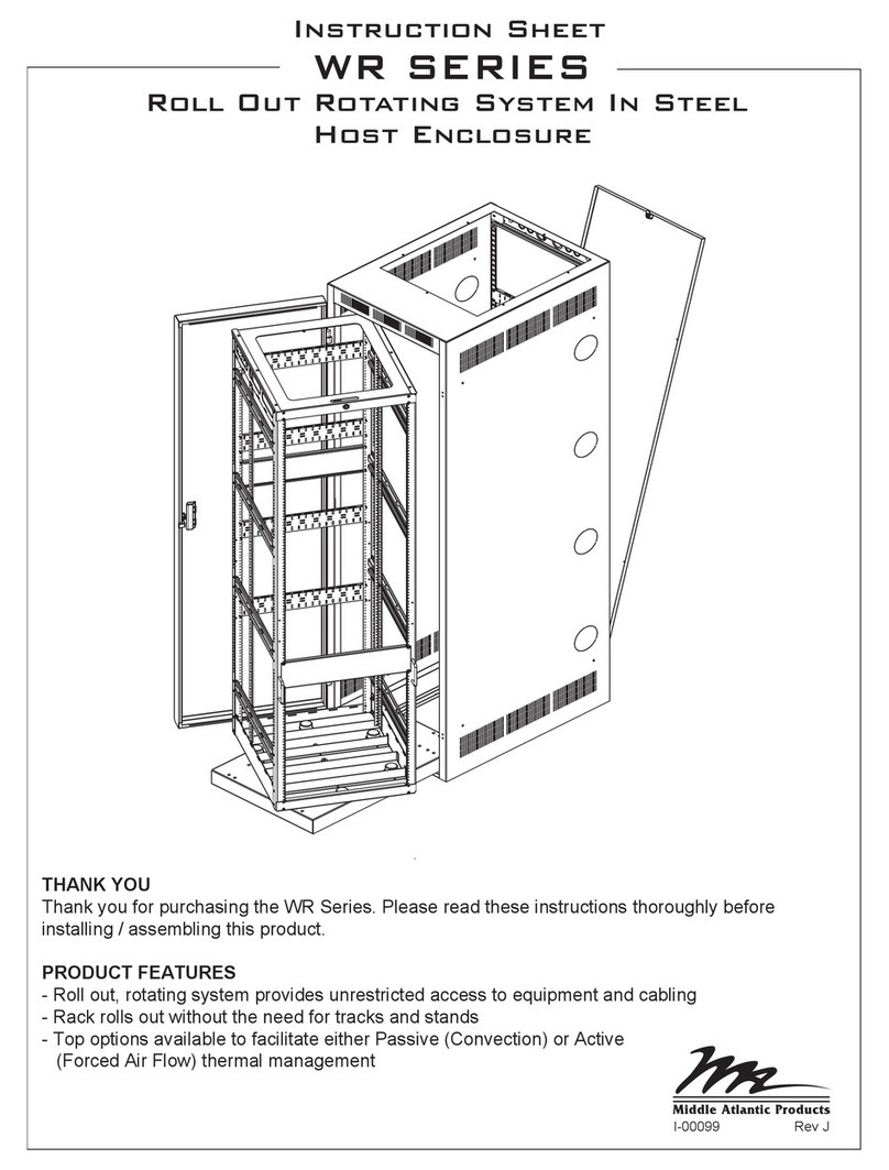 Middle Atlantic Products WR Series instruction sheet