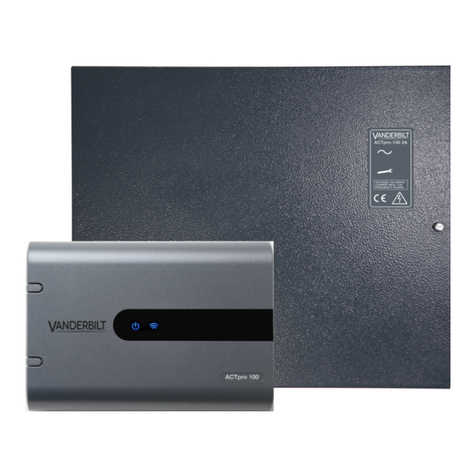 Vanderbilt ACTpro-100 User manual Vanderbilt ACTpro-100 User manual