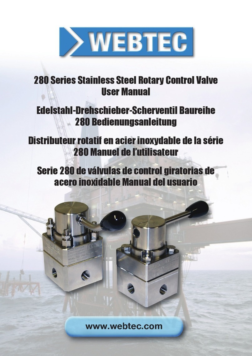 WEBTEC 280 Series user manual