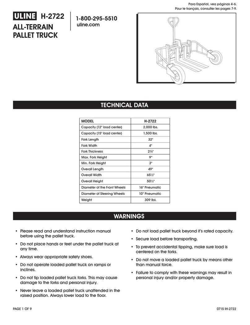 U-Line H-2722 quick start guide