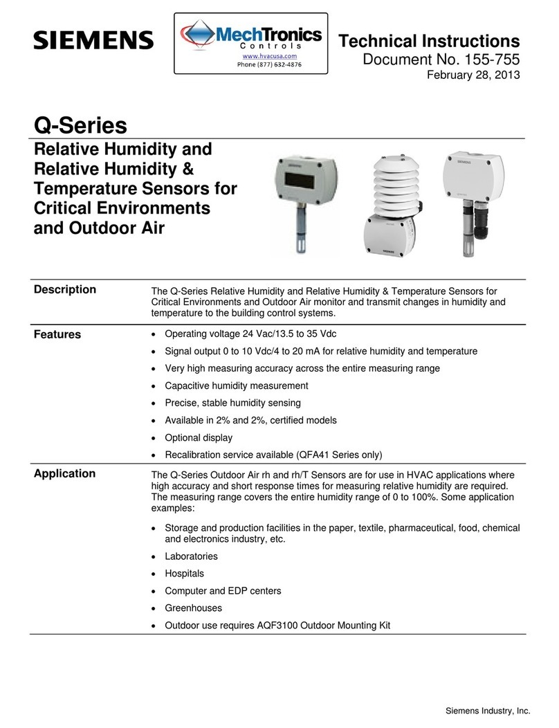 Siemens Q Series Technical instructions Siemens Q Series Technical instructions