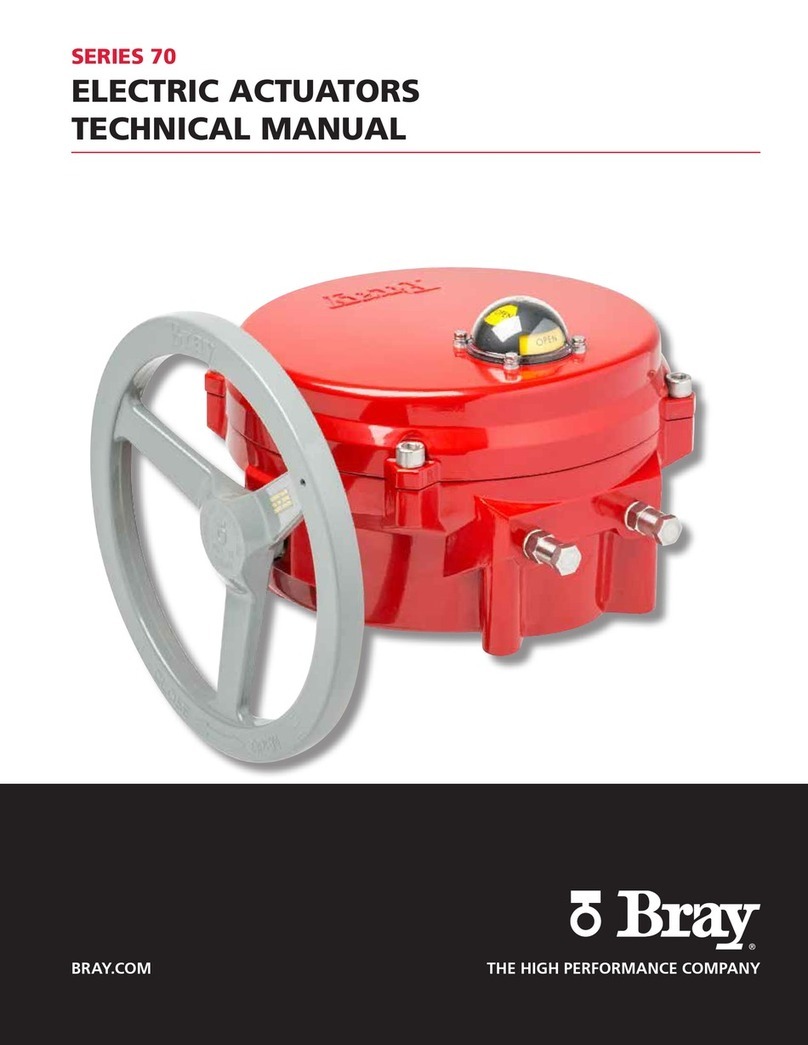 Bray Series 70 User manual