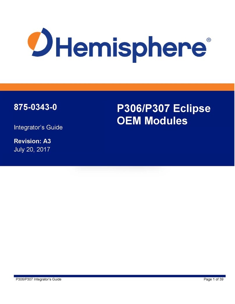 Hemisphere GPS P306 Integrator guide Hemisphere GPS P306 Integrator guide
