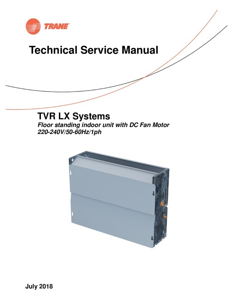 Trane 4TVS0007DF000A Operating manual