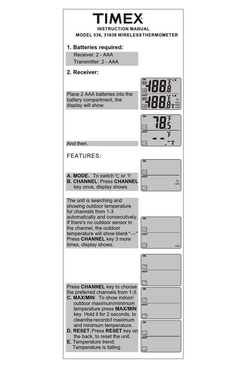 Timex 536 instruction manual