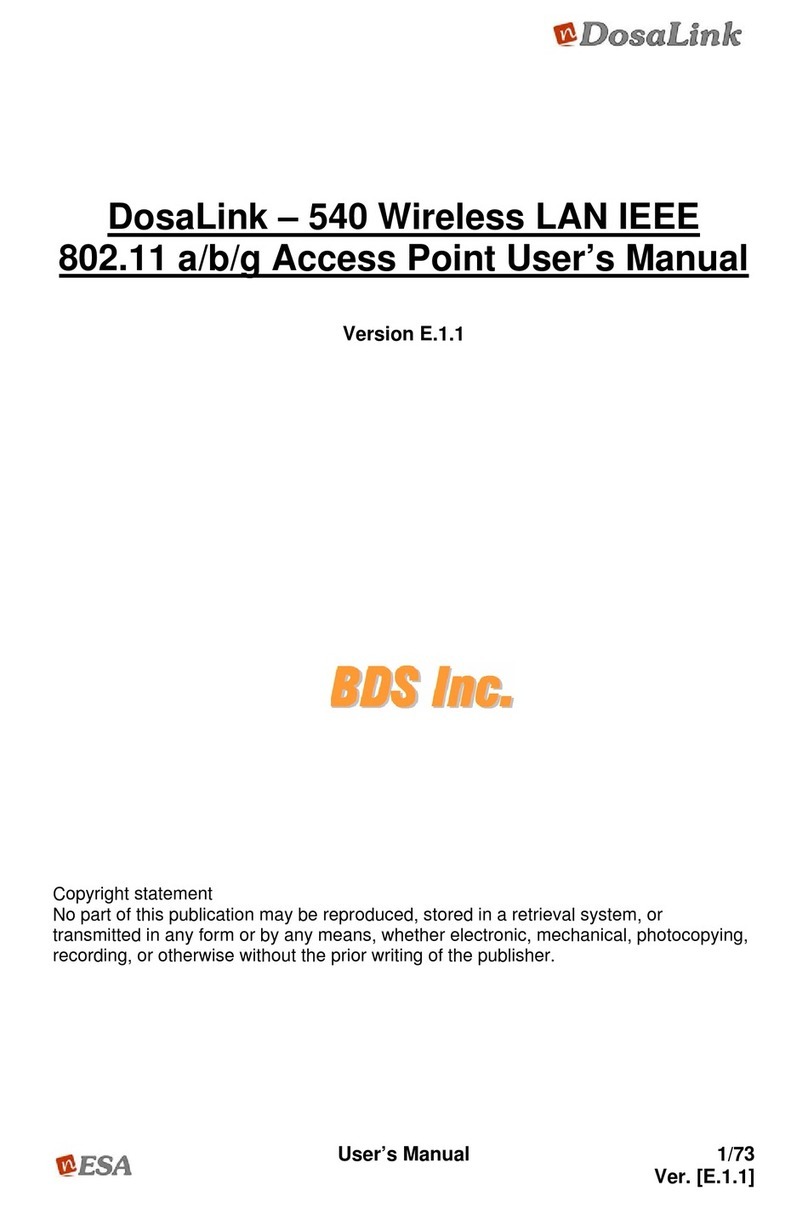 BDS DosaLink 540 user manual
