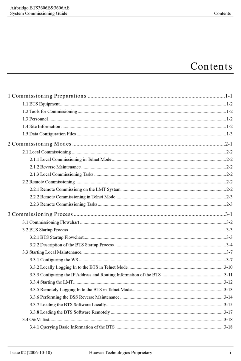 Huawei Airbridge BTS3606E User manual