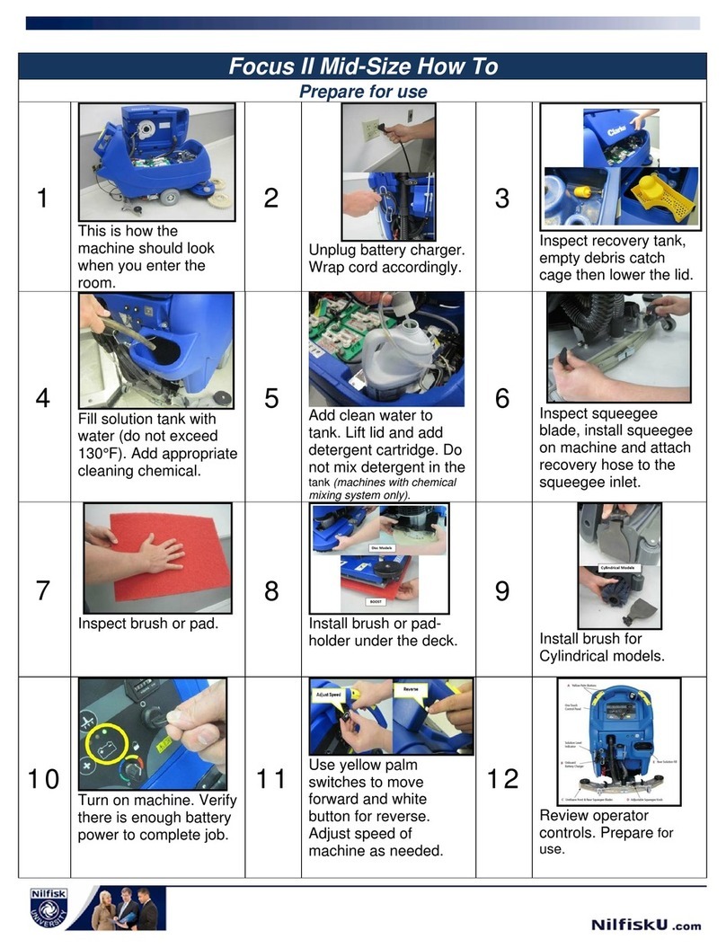 Nilfisk-Advance Focus II Mid-Size How-to guide