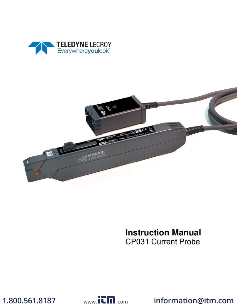 Teledyne Lecroy CP031 instruction manual Teledyne Lecroy CP031 instruction manual