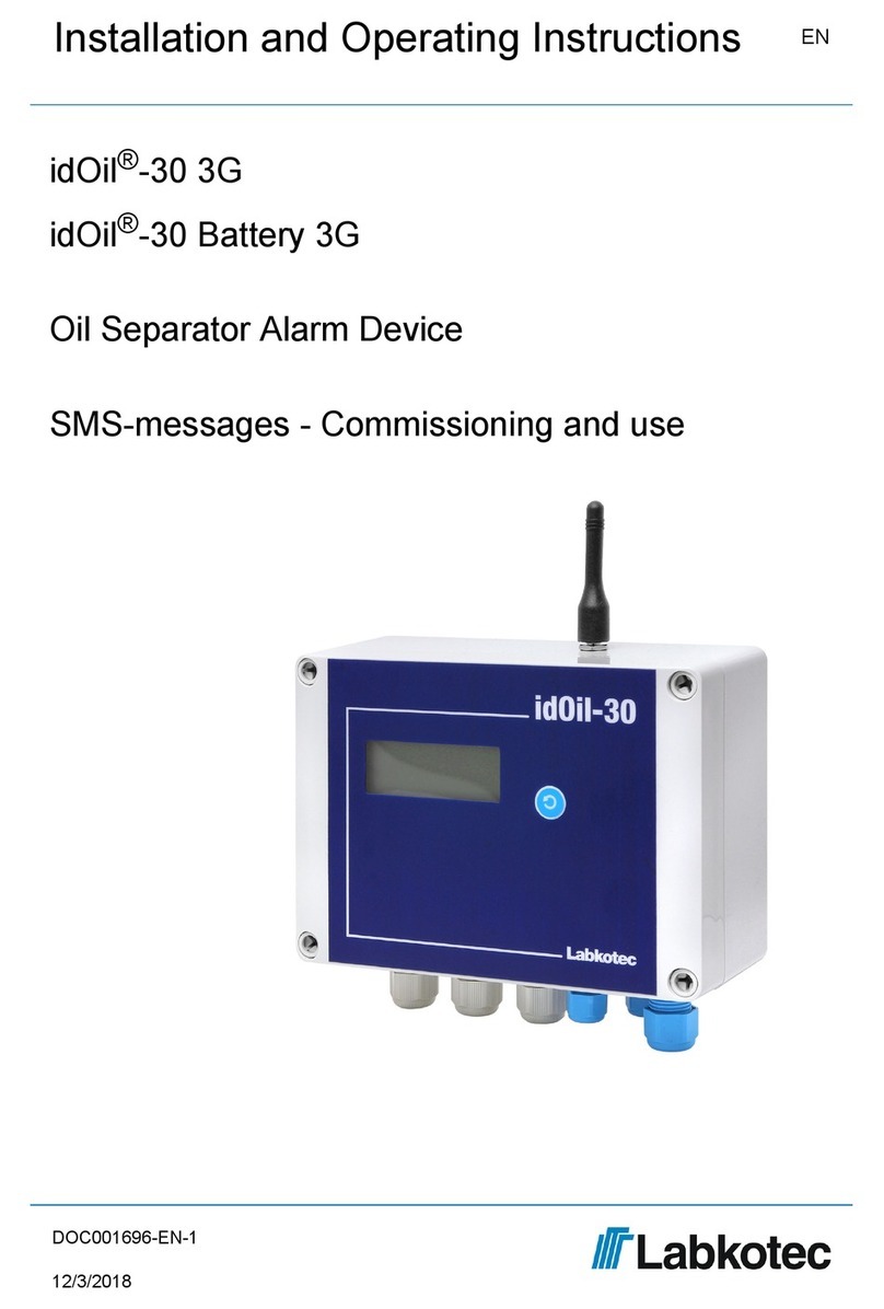 Labkotec idOil-30 3G Installation and operating instructions